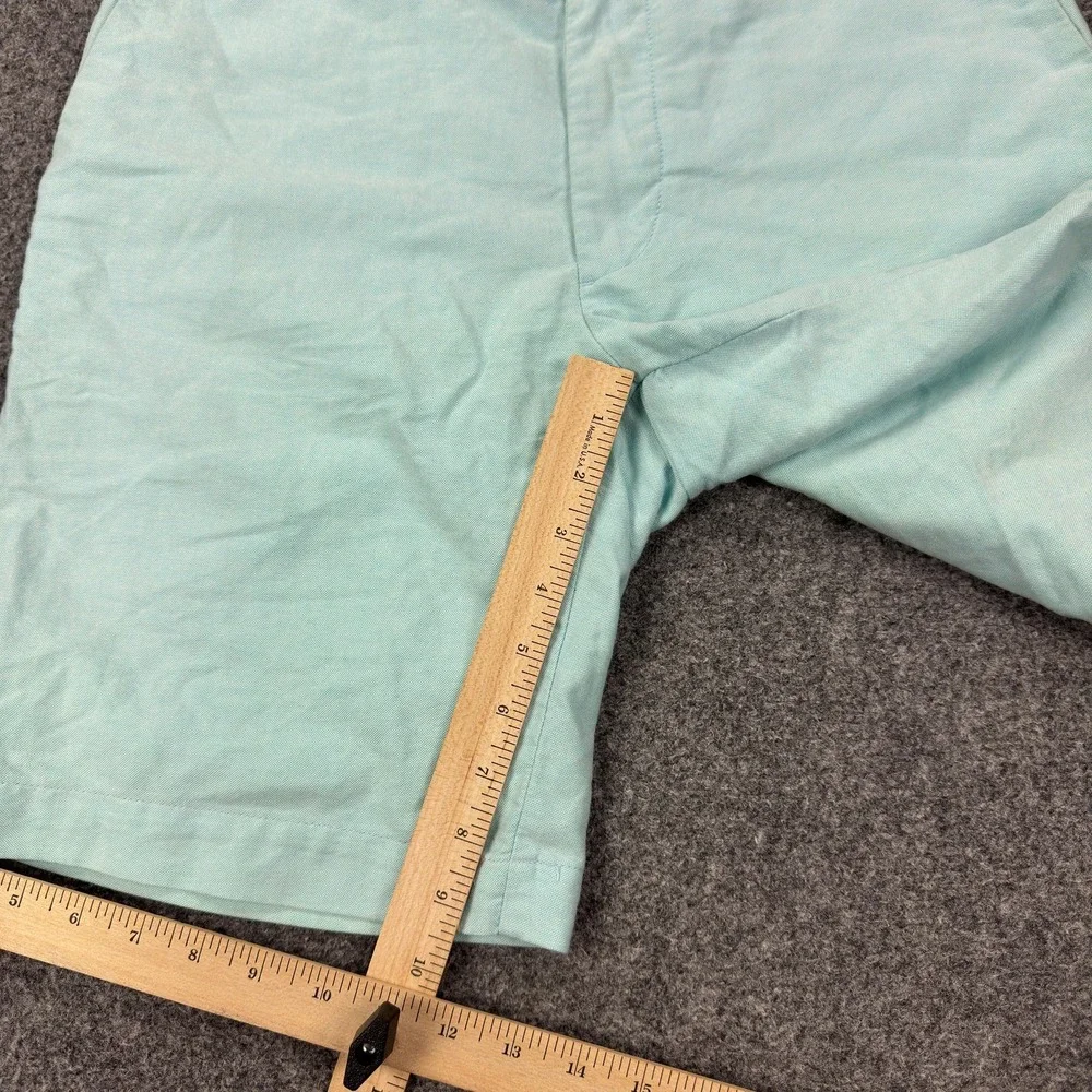Vintage Polo Ralph Lauren Shorts Mens 33 Blue Chino Flat Front 10 Inseam Casual‎